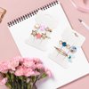 Mototo 200 PCS Hair Clip Bow Display Cards Hair Barrettes Jewelry Display Holder Rectangle Paper Cardboard for Hair Accessories Display and Organizing, 4 x 2-1/2 Inches (White)
