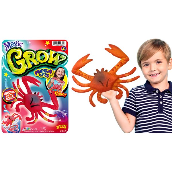 JA-RU Magic Grow Ocean Themed Water Animals (1 Pack Assorted) Beach Life Theme Toys | Bulk Expanding Bath and Pool Toys for Kids. Sea Creatures Party Toys and Goodie Bags. 302-1A