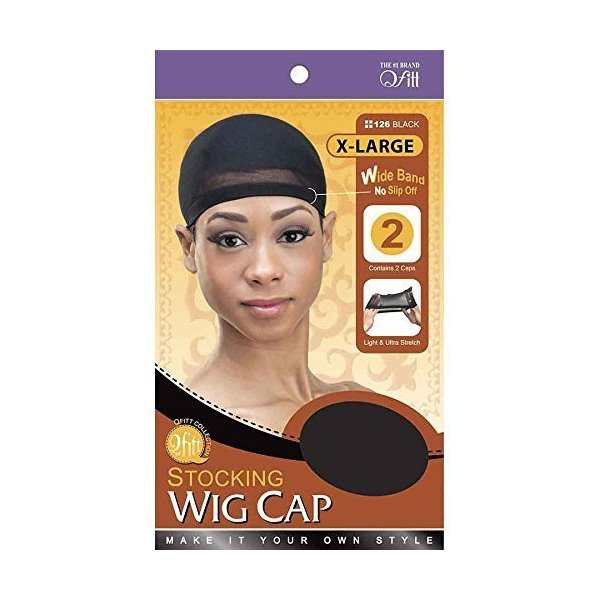 (6 Pack) Qfitt – Stocking Wig Cap XL #126