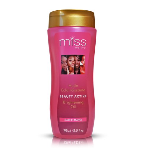 FAIR & WHITE Miss White Brightening Oil 250ml - Skin Lightening and Brightening Properties, with Almond Oil