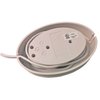 Electriduct 3 Outlet 5 Foot Hidden Power Extension Cord Reel - White