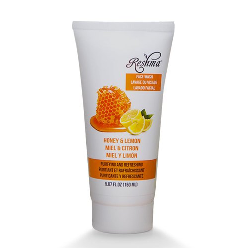 Reshma Beauty Honey & Lemon Face Wash Cleanser for All Skin Types & Dull Skin Cleanser for Purifying, Deep Cleansing, and Brightening Removes Make Up| For Daily Use - Cruelty Free(Pack of 1), 5.07 oz