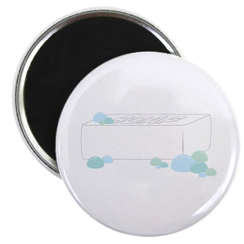 CafePress Bar Of Soap Magnets 2.25" Round Magnet (10 pack)