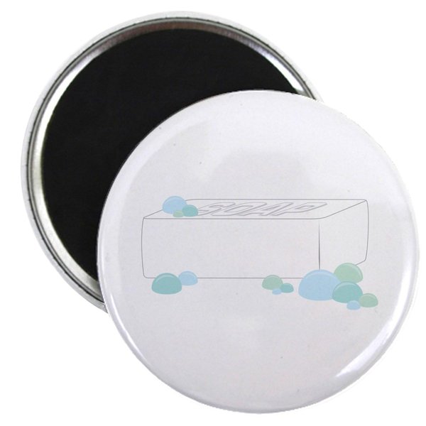 CafePress Bar Of Soap Magnets 2.25" Round Magnet (10 pack)