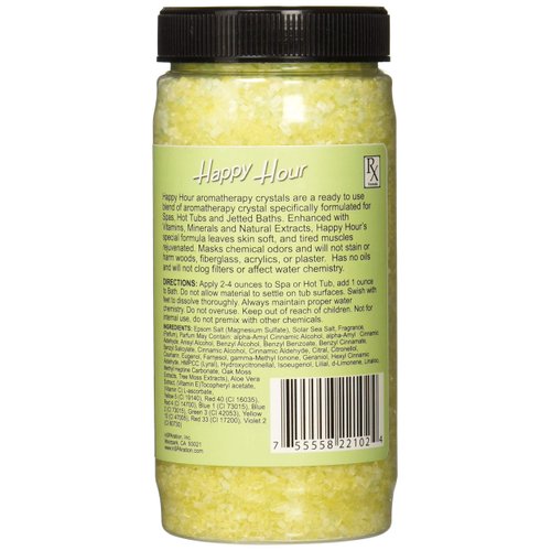 inSPAration 755558221024 Happy Hour Spa Hot Tub Bath Aromatherapy, 19 oz, Apple Spatini