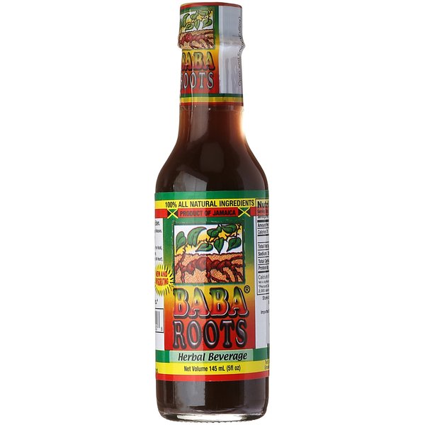 Baba Roots Herbal Energy Drink 5 Fl Oz. 100% All Natural Ingredients