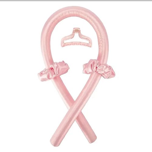 Generic Heatless Curling Set - Satin Hair Rollers for Overnight Curls - Heatless Hair Curlers with Headband - Gentle and Effective Hair Care