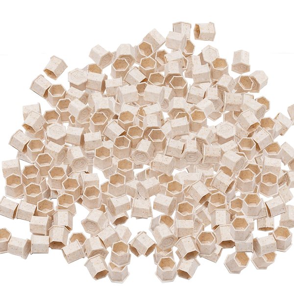 INKin Biodegradable Tattoo Ink Cups Medium 12mm - 200Pcs Disposable ECO Friendly Caps with Base for Hold Ink Pigments Supplies (12mm-Medium)