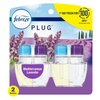 Febreze Odor-Fighting Fade Defy PLUG Air Freshener Refill, Mediterranean Lavender, (2) .87 fl. oz. Oil Refills