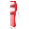 Detangling Comb, Plastic Wide Tooth Hair Comb Durable for Salon Use for Home(red)