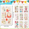 10 Sheets Luminous Easter Tattoo Stickers for Kids, Bunny Easter Egg Temporary Tattoo Glow-in-the-Dark Easter Tattoos for Boys Girls Easter Party Supplies Game Prizes
