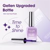 Gellen Purple Gel Polish 18ml, Dark Purple Gel Polish U V Cure Soak Off Gel Nail Polish, Lavender Gel Nail Polish for DIY at Home Salon, Color No.470