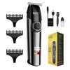 HTC Hair Clippers, Cordless Hair Cutting Kit with Titanium precision LED Display Adjustable Speeds Haircutting Clipper for Home Barber (black)