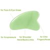 Altatac Gua Sha Facial Tools Guasha Heart Natural Jade Stone Massage Scraper for Face Body Spa, Face Lift Tighten Decreases Puffiness