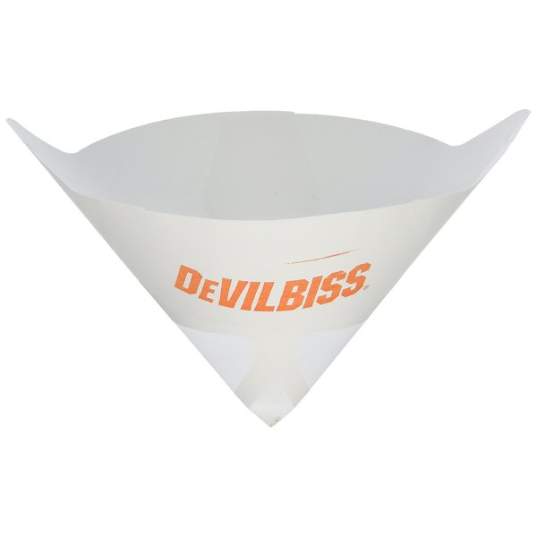 DeVilbiss 802351 190 Micron Fine Nylon Paint Strainer, (Box of 100)