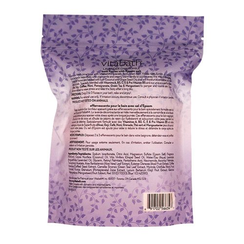 Vitabath Bath Fizzies, Lavender Chamomile, 10 Ounce