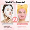 Pjordo Jelly Mask for Facials Professional, Peel Off Jelly Face Mask Skincare, 10 Treatments Jelly Mask Powder with Face Mask Mixing Bowl Set, Hydrojelly Mask for Hydrating, Nourishing & Soothing
