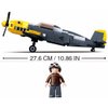 General Jim’s Military Brick Building Set- World War 2 German Fighter Jet BF-109 Building Blocks Model Brick Building for History Enthusiasts, Teens and Adults