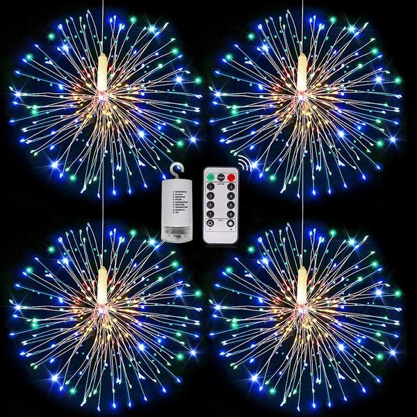 Admitrack Fairy String Lights, 120 LED, 8 Modes, Battery Operated, Waterproof, Copper Wire, Christmas Lights, Party Lights