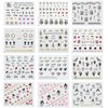ALLYDREW 24 Sheets Globetrotter Nail Stickers Nail Art Paris Nail Stickers Patriotic Nails