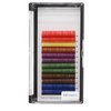 Bodermincer 8-20mm to Choose 12 Lines 7 Colors Mixed One Tray False Eyelashes Individual Eyelash Extension Eye Lashes Individual Eyelash Extension Rainbow Colored Natural (14mm)