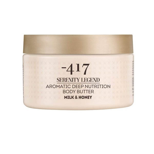 -417 Dead Sea Cosmetics Milk & Honey Deep Nutrition Body Butter For Dry Skin - Nourishes & Protects from UV Radiation - Softening Body Moisturizer - With Shea Butter & Aloe Vera - All Natural 8.4 oz
