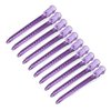 Vellen Hair Clips 10 Pack for Sectioning and Styling, Hair Clip for professional styling, Metall Hair Clips with unique design (Purple)