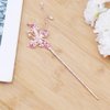 Minkissy Rhinestone Chinese Hair Stick Retro Butterfly Hair Chopsticks with Tassel Pendant Hairpin Chignon Pin for Women Girls