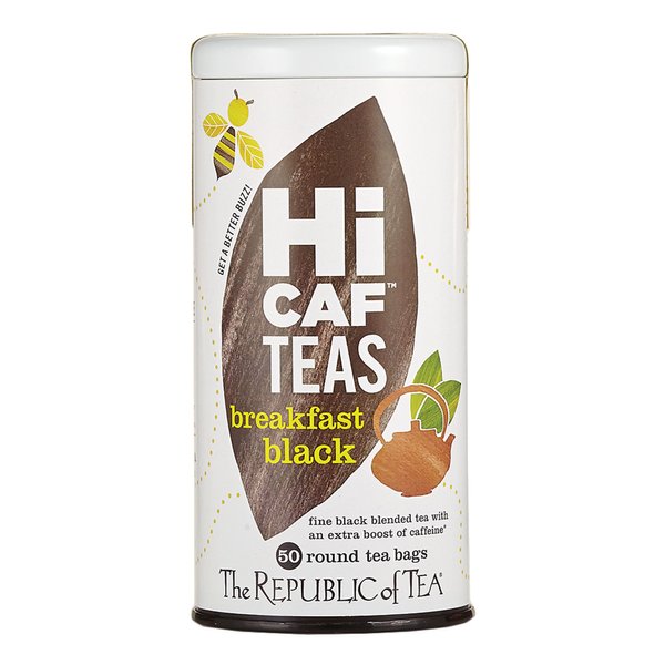 The Republic of Tea — HiCAF Breakfast Black Tea, 50 Tea Bags, High in Caffeine