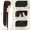 BARSDAR Long Straight Ponytail Extension - 26 Inch Drawstring Black Ponytail Hair Extensions Synthetic Fake Pony Tails Hairpieces Clip in Ponytails for Women Girls Daily - Natural Black