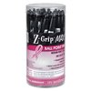 Zebra Pen Z-Grip MAX BOLD Retractable Ballpoint Pen, 1.2mm, Black with Pink Ribbon, 24-Pack (32577)