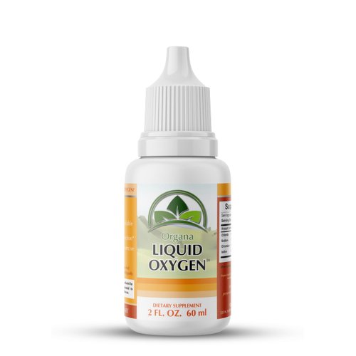 Liquid Oxygen Drops Supplement by Organa - 100% Pure and Natural Liquid Oxygen Drops - Liquid Oxygen Boost