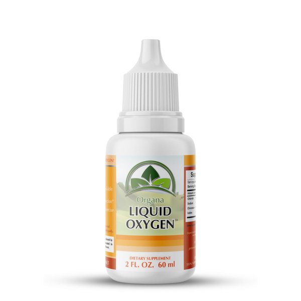 Liquid Oxygen Drops Supplement by Organa - 100% Pure and Natural Liquid Oxygen Drops - Liquid Oxygen Boost