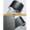 DESOMINOR 11 Yard Black Border Peel &Stick Black Wood Grain Wallpaper Border Removable Waterproof Bathroom Mirror Frame Sticker