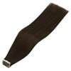 Sunny Hair Tape in Extensions Straight Skin Weft Tape in Hair Extensions Invisible Tape in Hair Extensions Human Hair 20Pcs Hair Extensions Real Human Hair Brown 22inch