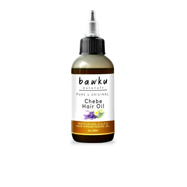 bawku naturals Chebe Hair Oil Hair Growth with Authentic Chebe Powder from Chad With Castor Olive Lavender and Chamomile For dry damaged hair Itchy Scalp Hair Growth (2 ounces)