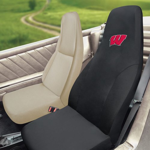 FANMATS 15089 Wisconsin Badgers Embroidered Seat Cover