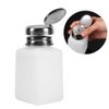 200ml Empty Pump Dispenser, Push Down Cleanser Bottle for Nail Polish and Makeup Removal, Nail Polish Makeup Cleanser Liquid Remover Bottle for Home Travel and Salon Use