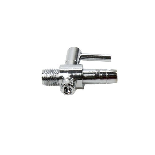 AQUANEAT Aquarium Metal Gang Valves, Air Flow Control Valves, 1 Way Thread Valves, Manifolds Air Distributor for Air Pump,20pcs
