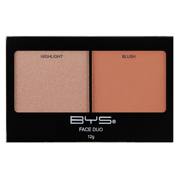BYS Face Duo - Highlight and Blush Palette
