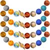 4 Pcs Space Planet Banner Solar System Planet Banner Space Party Decorations for First Trip Around The Sun Birthday Decorations Outer Space Room Decor