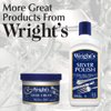 Wright's Copper and Brass Polish and Cleaner Cream- 8 Ounce - 2 Pack - Gently Clean and Remove Tarnish Without Scratching,8 Ounce (Pack of 2)