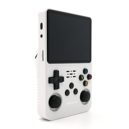 Retrotech R36S Handheld Video Game Console with Build-in 15000 Games (White)