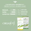 Organyc 100% Certified Organic Cotton Tampons, No Applicator, Super, 16 Count, White