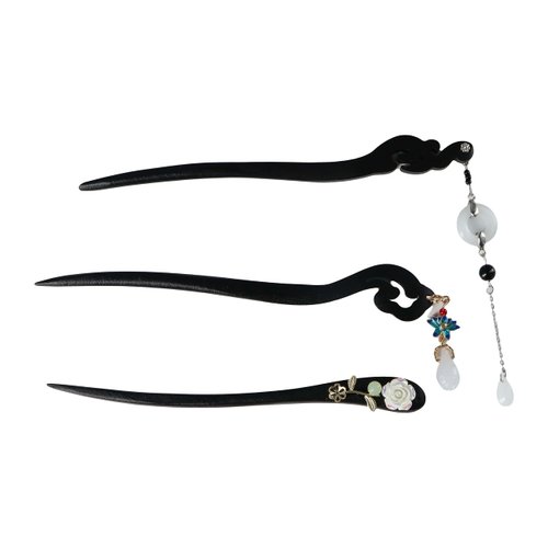 Leadigol Vintage Hair Stick Creativity Sweet Women's Accessories Tassel Wooden Cloud Simplicity Handmade Hair Fork