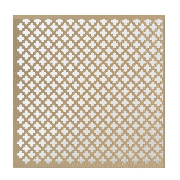M-D Building Products 56016 .020-Inch Thick 1-Feet by 2-Feet Cloverleaf Aluminum Sheet