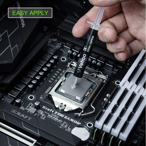 Vetroo TR7 Thermal Paste, High Conductive Performance Heatsink Paste Thermal Compound Paste for All Processor/CPU/GPU Easy to Apply