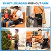 ODOFIT Ortho Sciatica Pain Relief Hip Brace - Compression Groin Support Wrap for Men and Women - Effective Thigh, Hamstring Sleeve and Hip Pain Relief - RIGHT Leg