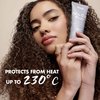 Umberto Giannini Blow Out Frizz Hair Styling Cream with Heat Protection 230°C - Vegan Kertain Bond Repair Formula 150ml, White
