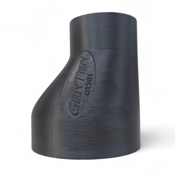 Reducer Adapter 4” to 2.5” Dust Collection Port to Shop Vac Fitting, Vacuum Hose Reducer, Woodworking Dust Control, Exhaust, Heavy Duty for Workshop - CUSTOM Eccentric Flush Mount (4" to 2.5")